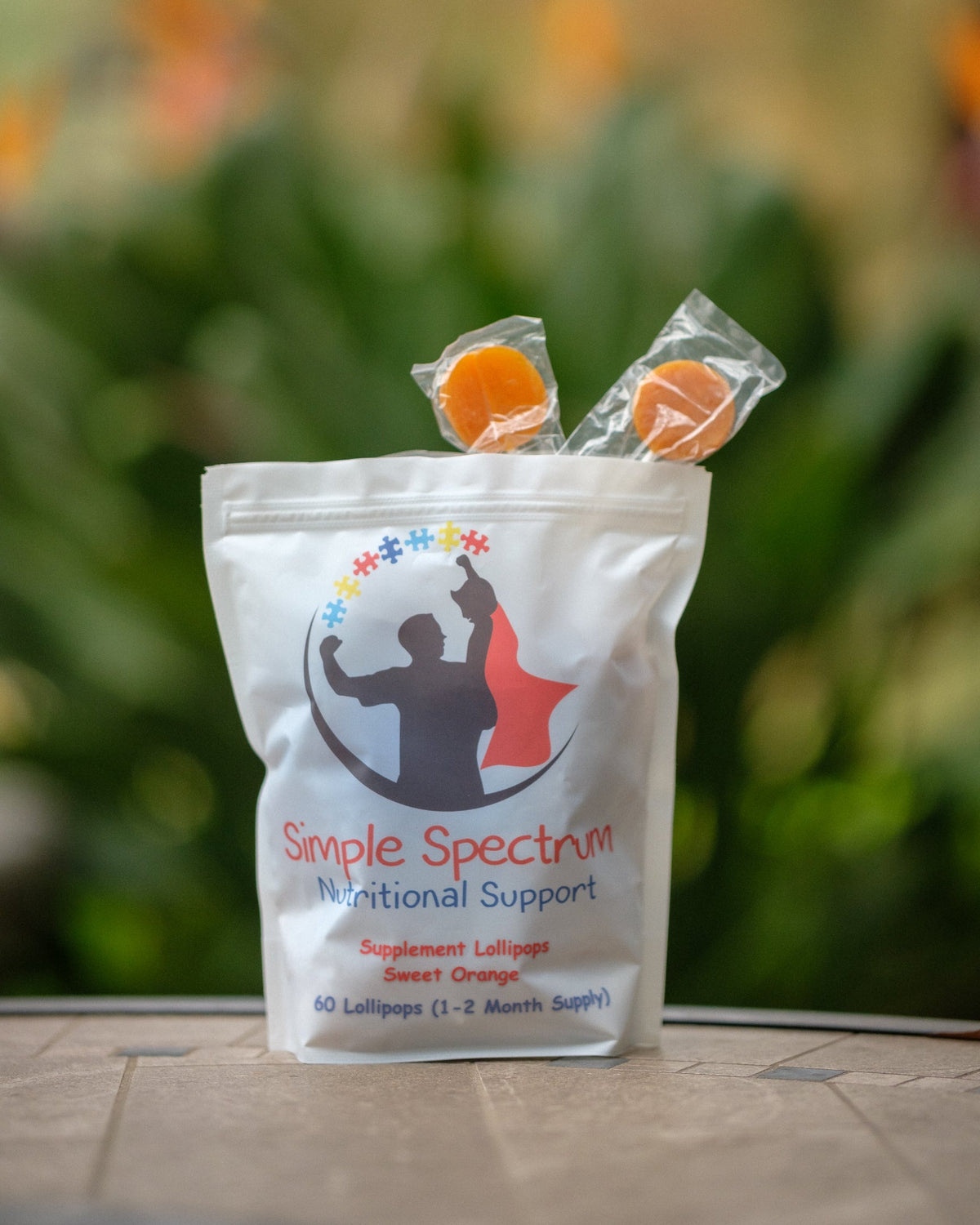 New! Sweet Orange Lollipops