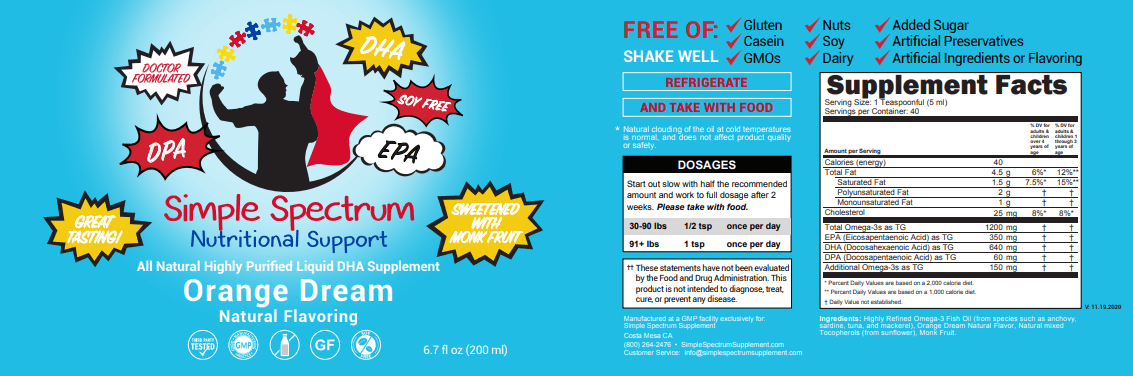 Simple Spectrum Omega 3 DHA Supplement Update - Simple Spectrum Supplement